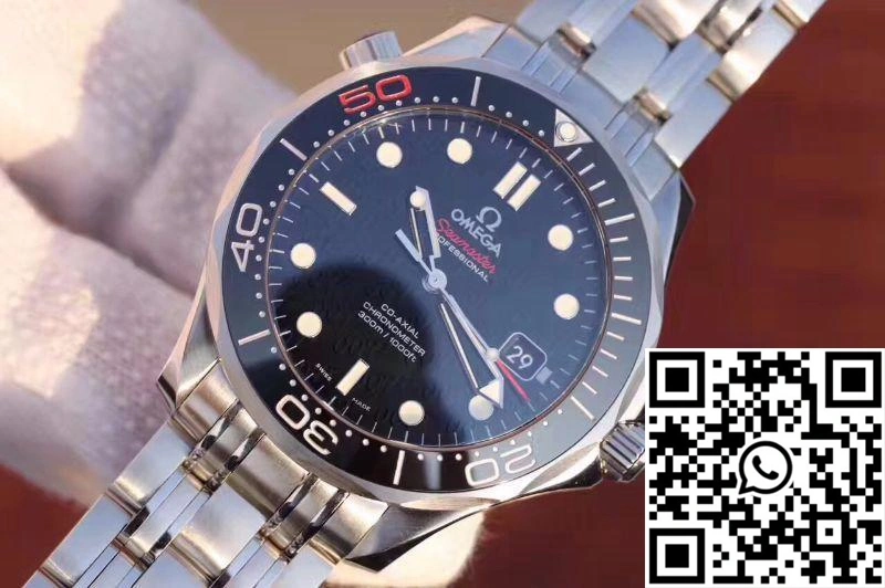 Omega Seamaster 300M James Bond 007 50th Anniversary 212.30.41.20.01.005 MKS Factory Black Dial Snug 431