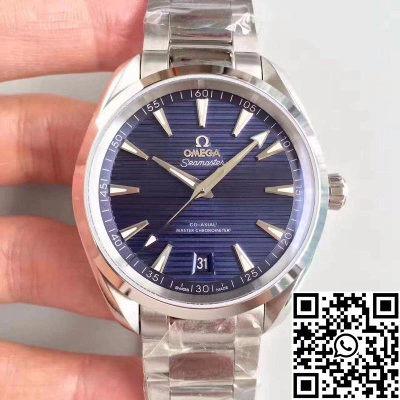 Omega Seamaster Aqua Terra 150M Co-Axial Master 220.10.41.21.03.001 VS Factory Deep Blue Dial Breathable 357