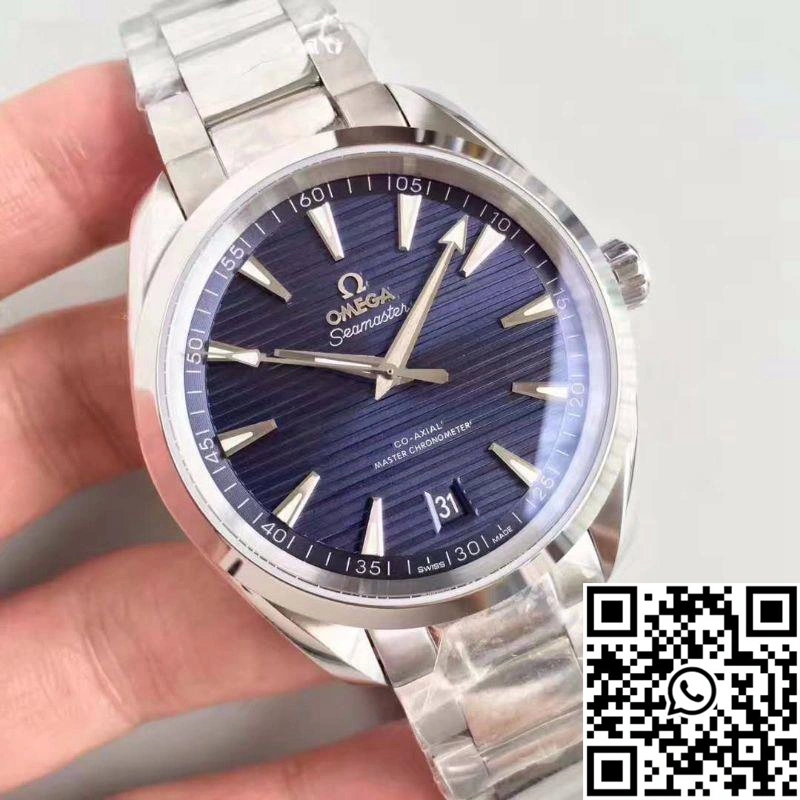 Omega Seamaster Aqua Terra 150M Co-Axial Master 220.10.41.21.03.001 VS Factory Deep Blue Dial Breathable 357