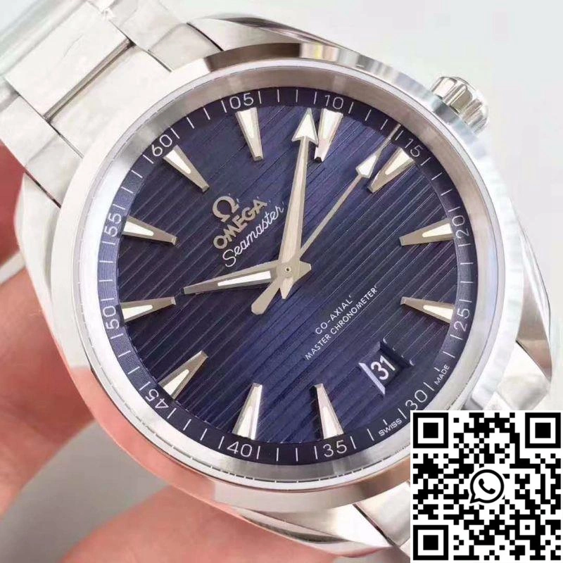 Omega Seamaster Aqua Terra 150M Co-Axial Master 220.10.41.21.03.001 VS Factory Deep Blue Dial Breathable 357