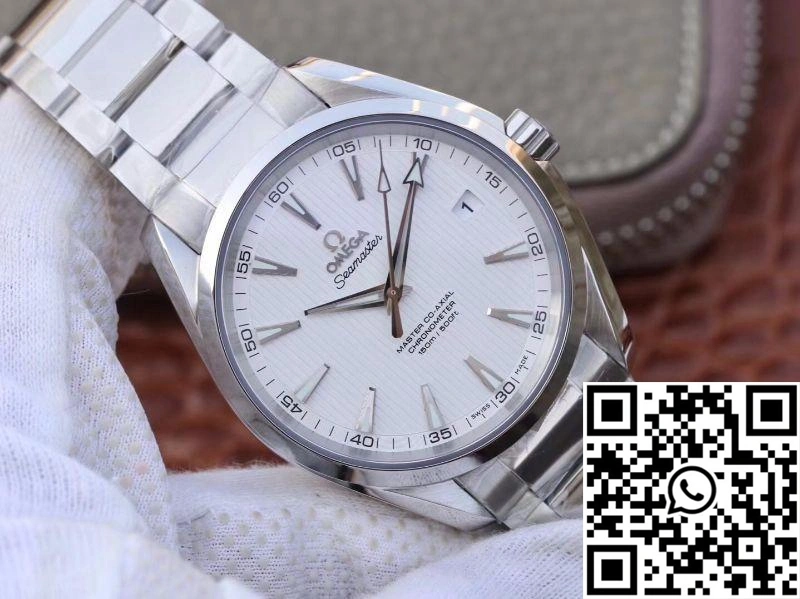 Omega Seamaster Aqua Terra 150M Master Co-Axial 231.10.42.21.02.003 VS Factory White Dial WaterResistant 346