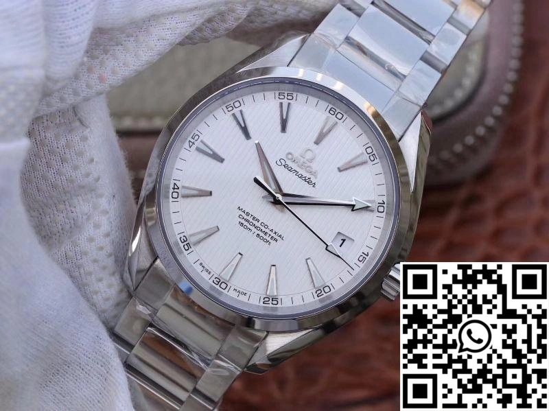 Omega Seamaster Aqua Terra 150M Master Co-Axial 231.10.42.21.02.003 VS Factory White Dial WaterResistant 346