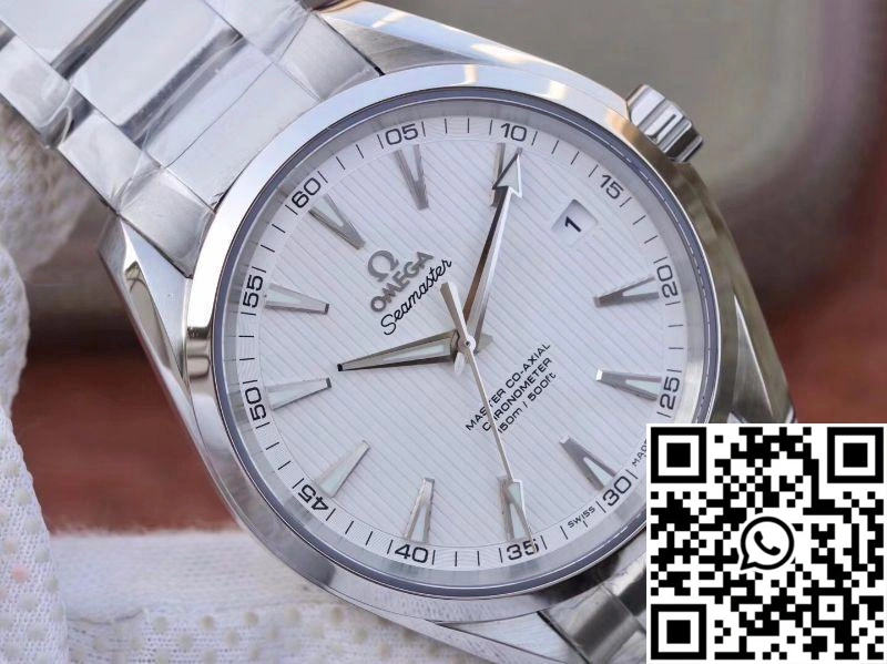 Omega Seamaster Aqua Terra 150M Master Co-Axial 231.10.42.21.02.003 VS Factory White Dial WaterResistant 346
