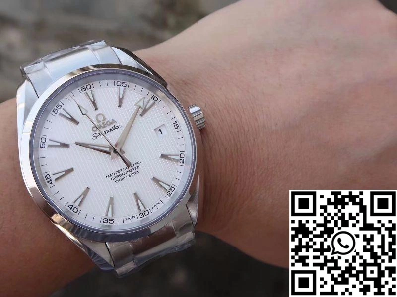 Omega Seamaster Aqua Terra 150M Master Co-Axial 231.10.42.21.02.003 VS Factory White Dial WaterResistant 346