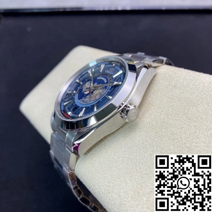 Omega Seamaster Aqua Terra GMT Worldtimer 220.10.43.22.03.001 VS Factory Blue Dial Timeless 335