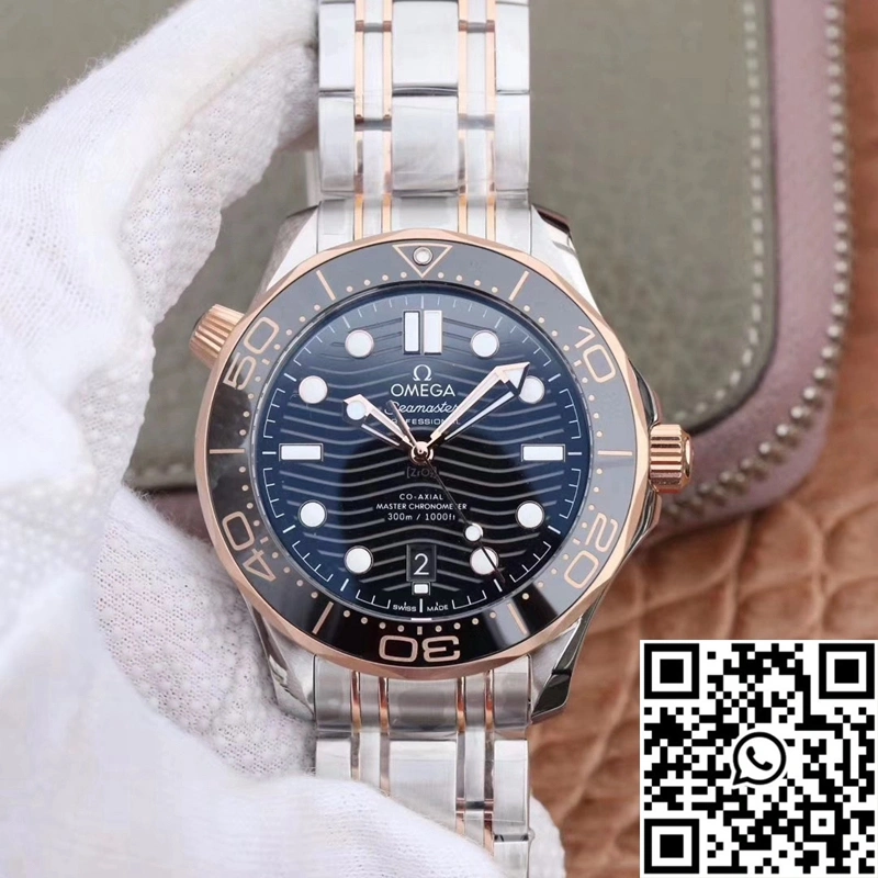 WellDesigned Omega Seamaster Diver 300M 210.20.42.20.01.001 VS Factory Black Dial 422