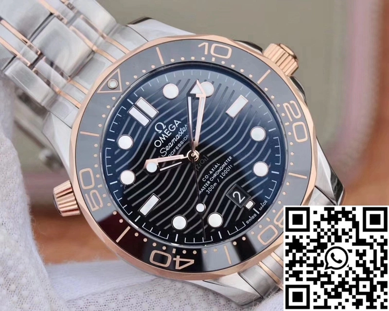 WellDesigned Omega Seamaster Diver 300M 210.20.42.20.01.001 VS Factory Black Dial 422