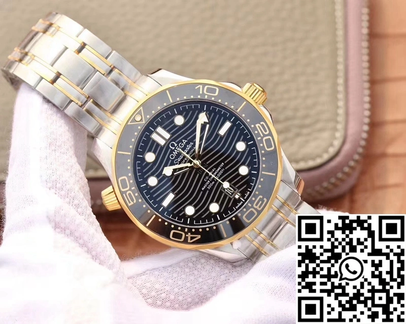 Neat Omega Seamaster Diver 300M 210.20.42.20.01.002 VS Factory Black Dial 395