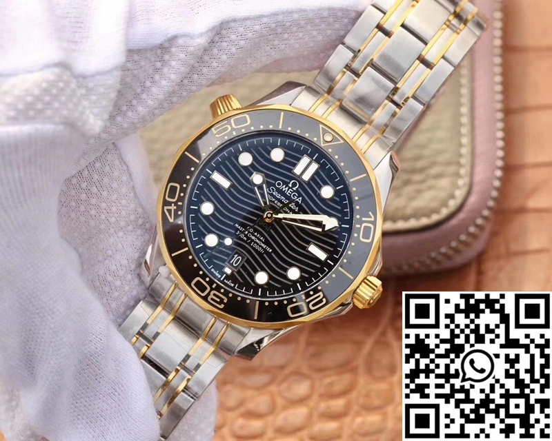 Neat Omega Seamaster Diver 300M 210.20.42.20.01.002 VS Factory Black Dial 395