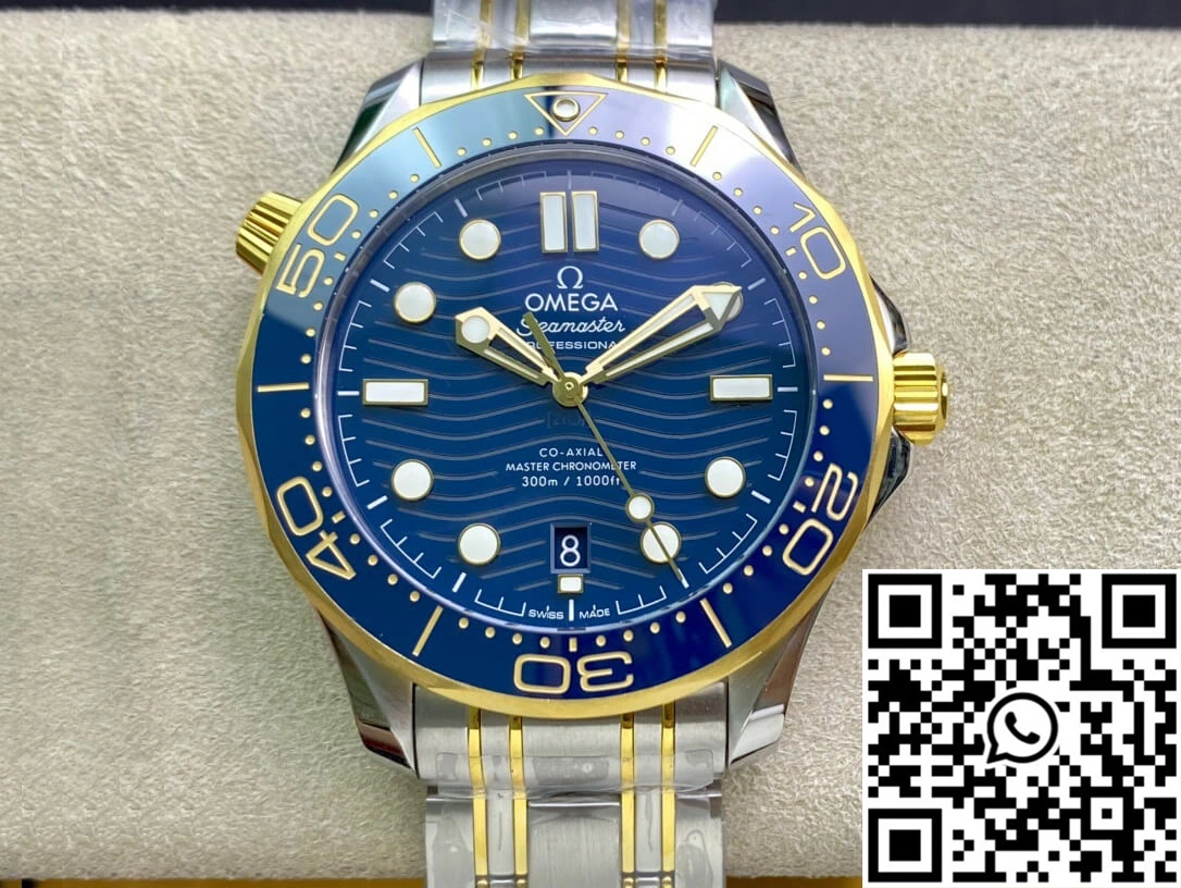 MultiPurpose Omega Seamaster Diver 300M 210.20.42.20.03.001 OR Factory Blue Dial 355