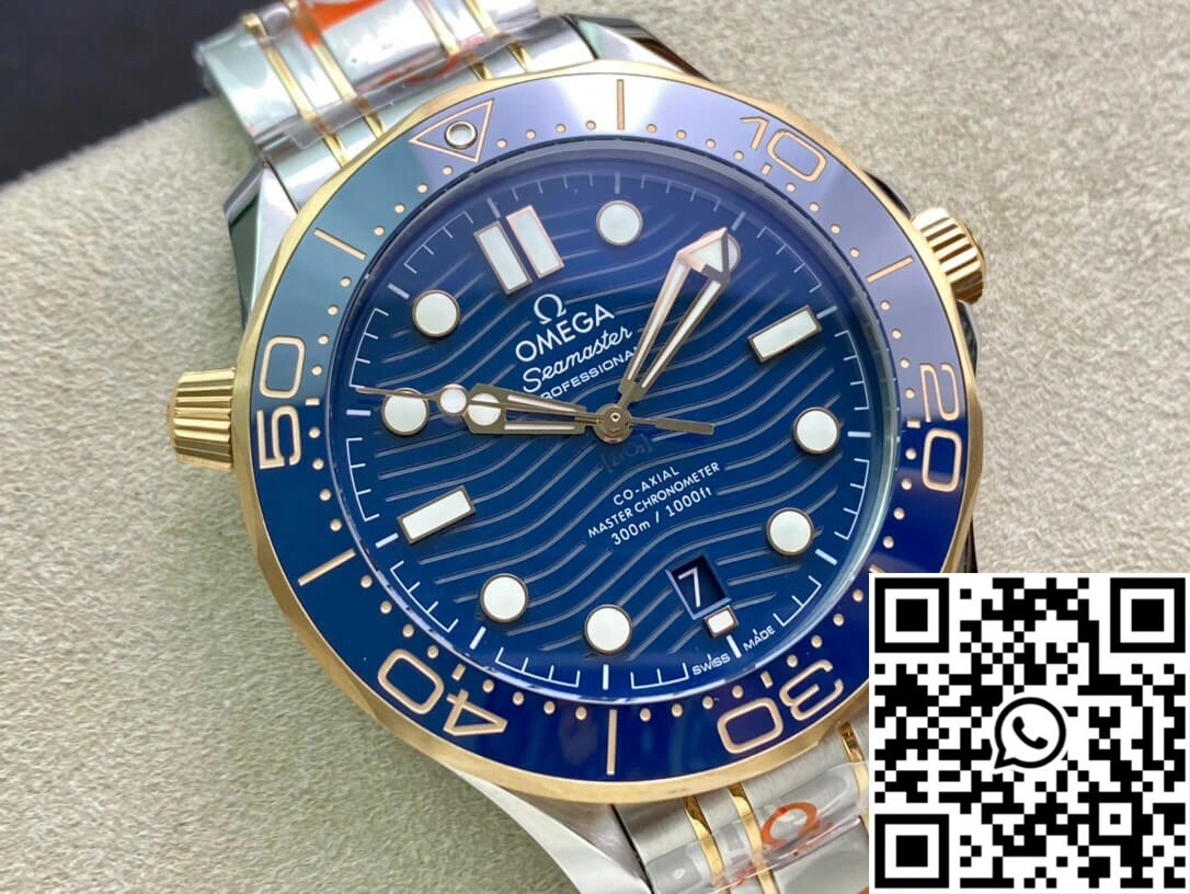 MultiPurpose Omega Seamaster Diver 300M 210.20.42.20.03.001 OR Factory Blue Dial 355