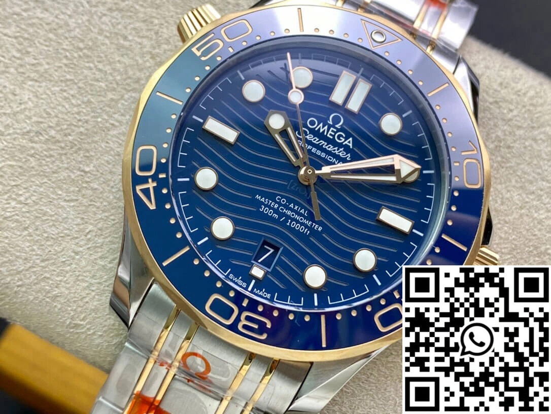 MultiPurpose Omega Seamaster Diver 300M 210.20.42.20.03.001 OR Factory Blue Dial 355