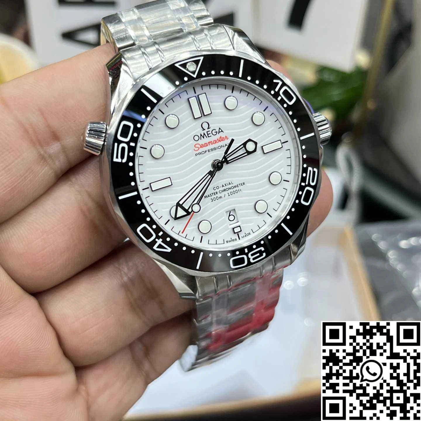 Omega Seamaster Diver 300M 210.30.42.20.04.001 VS Factory Black Bezel Supportive 420