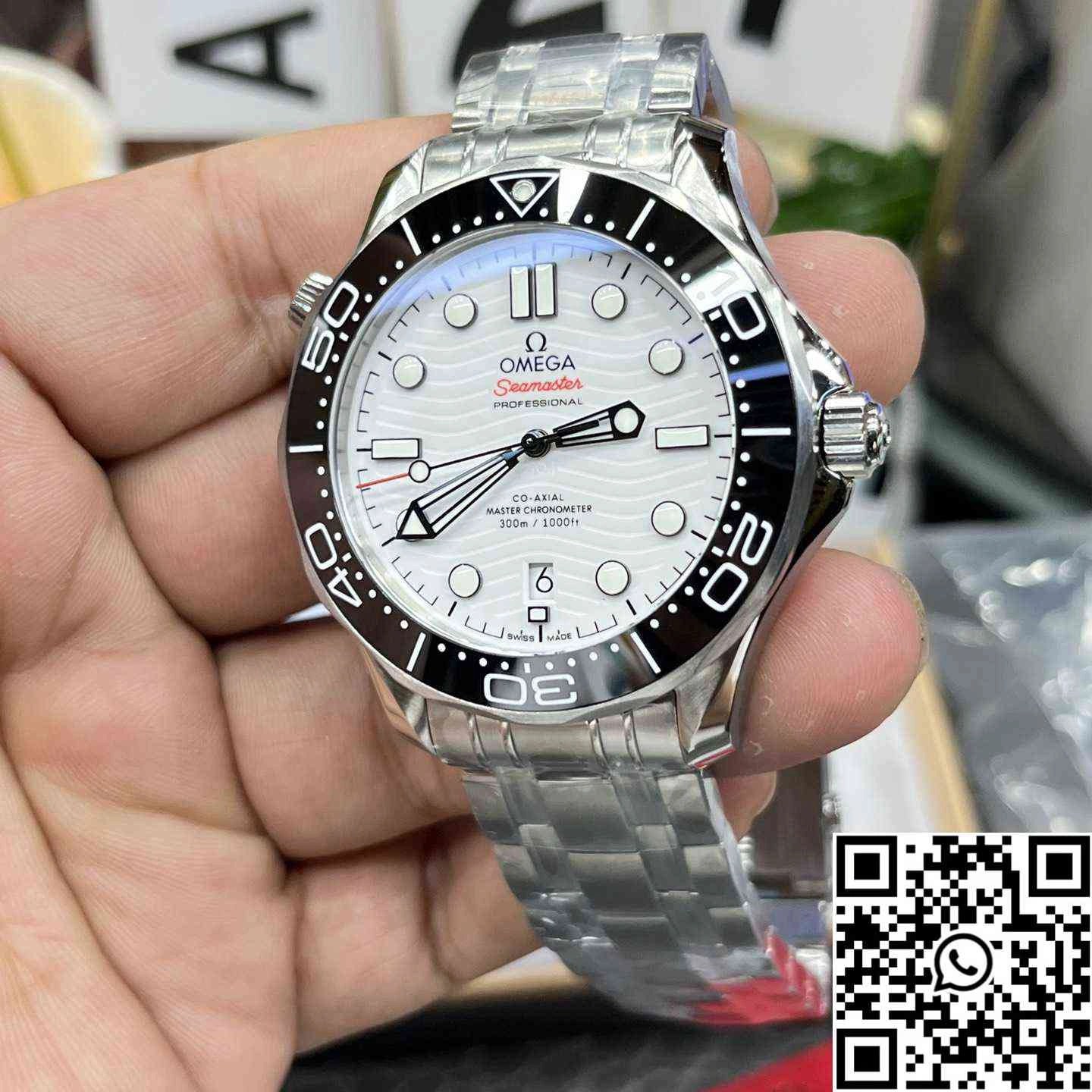 Omega Seamaster Diver 300M 210.30.42.20.04.001 VS Factory Black Bezel Supportive 420