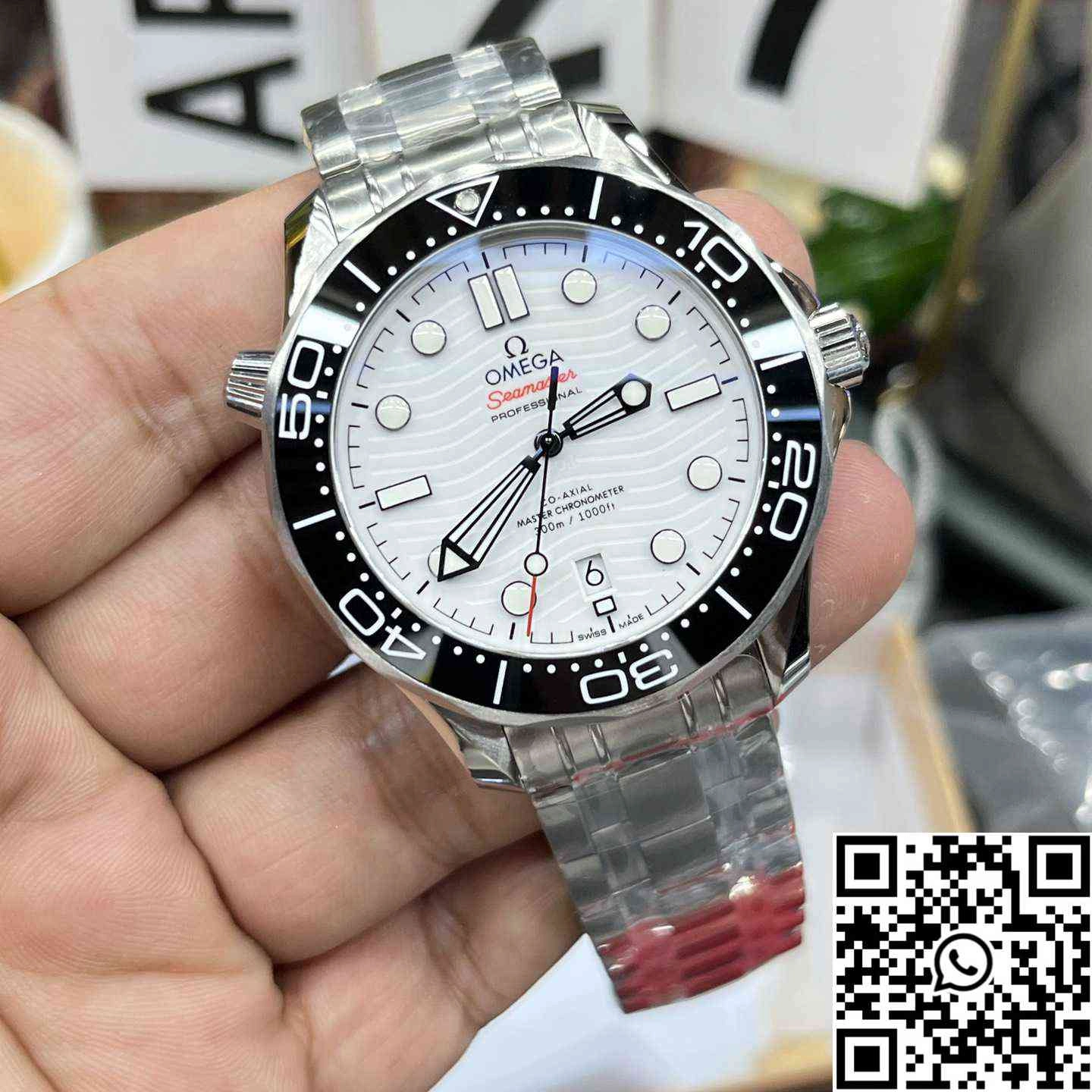 Omega Seamaster Diver 300M 210.30.42.20.04.001 VS Factory Black Bezel Supportive 420