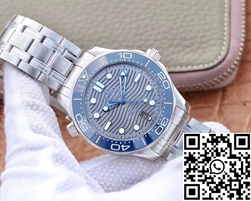 Omega Seamaster Diver 300M 210.30.42.20.06.001 VS Factory Gray Dial Flexible 379
