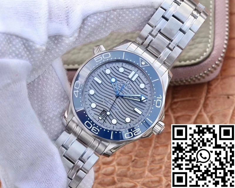 Omega Seamaster Diver 300M 210.30.42.20.06.001 VS Factory Gray Dial Flexible 379