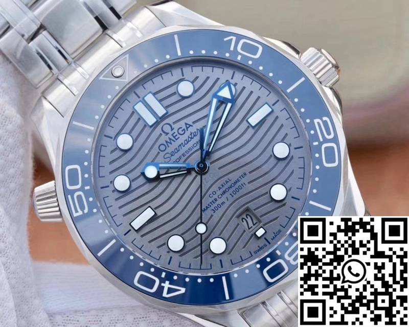 Omega Seamaster Diver 300M 210.30.42.20.06.001 VS Factory Gray Dial Flexible 379