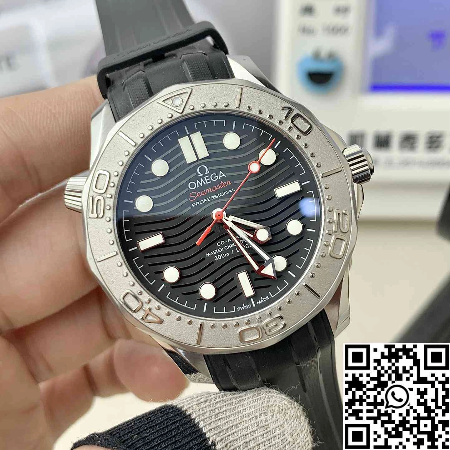 SoftTouch Omega Seamaster Diver 300M 210.32.42.20.01.002 VS Factory Black Bezel 402