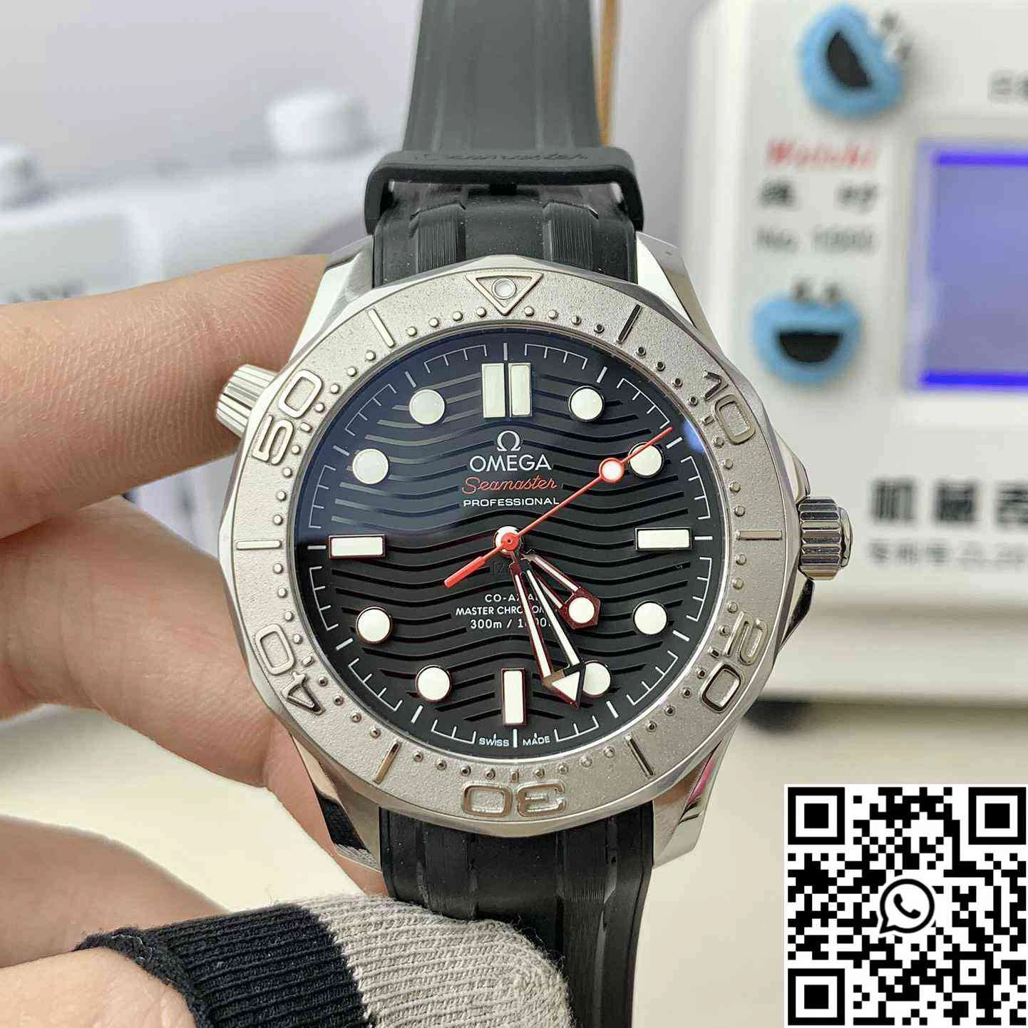 SoftTouch Omega Seamaster Diver 300M 210.32.42.20.01.002 VS Factory Black Bezel 402