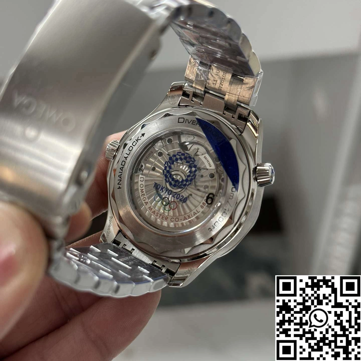 UrbanChic Omega Seamaster Diver 300M 210.32.42.20.04.002 VS Factory Blue Bezel 368