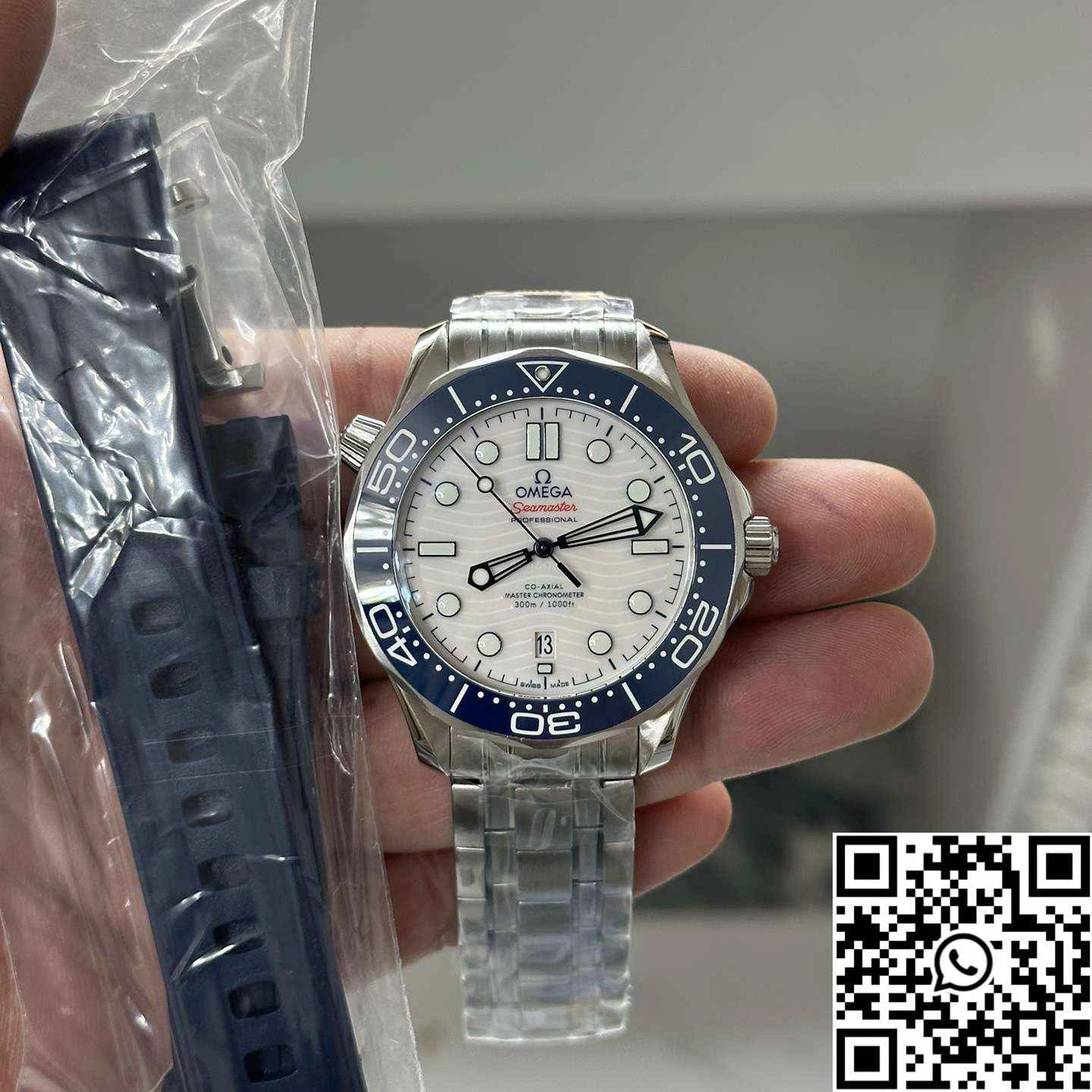UrbanChic Omega Seamaster Diver 300M 210.32.42.20.04.002 VS Factory Blue Bezel 368