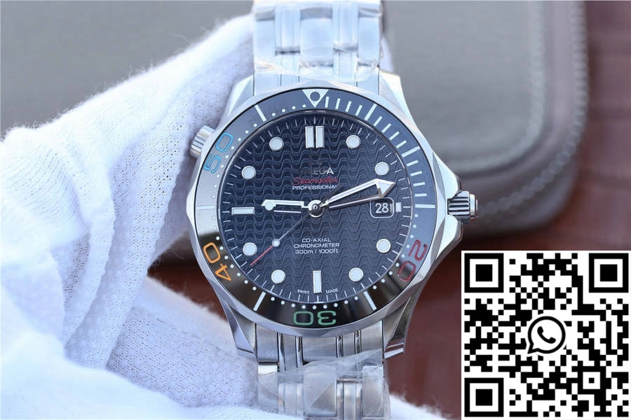 Omega Seamaster Diver 300M 522.30.41.20.01.001 V6 Factory Black Dial SoftTouch 390