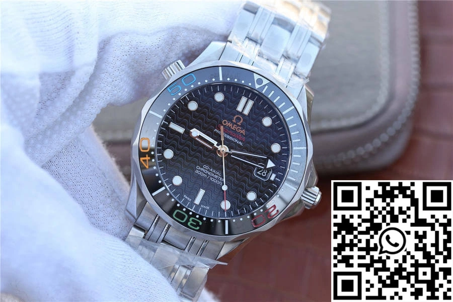 Omega Seamaster Diver 300M 522.30.41.20.01.001 V6 Factory Black Dial SoftTouch 390