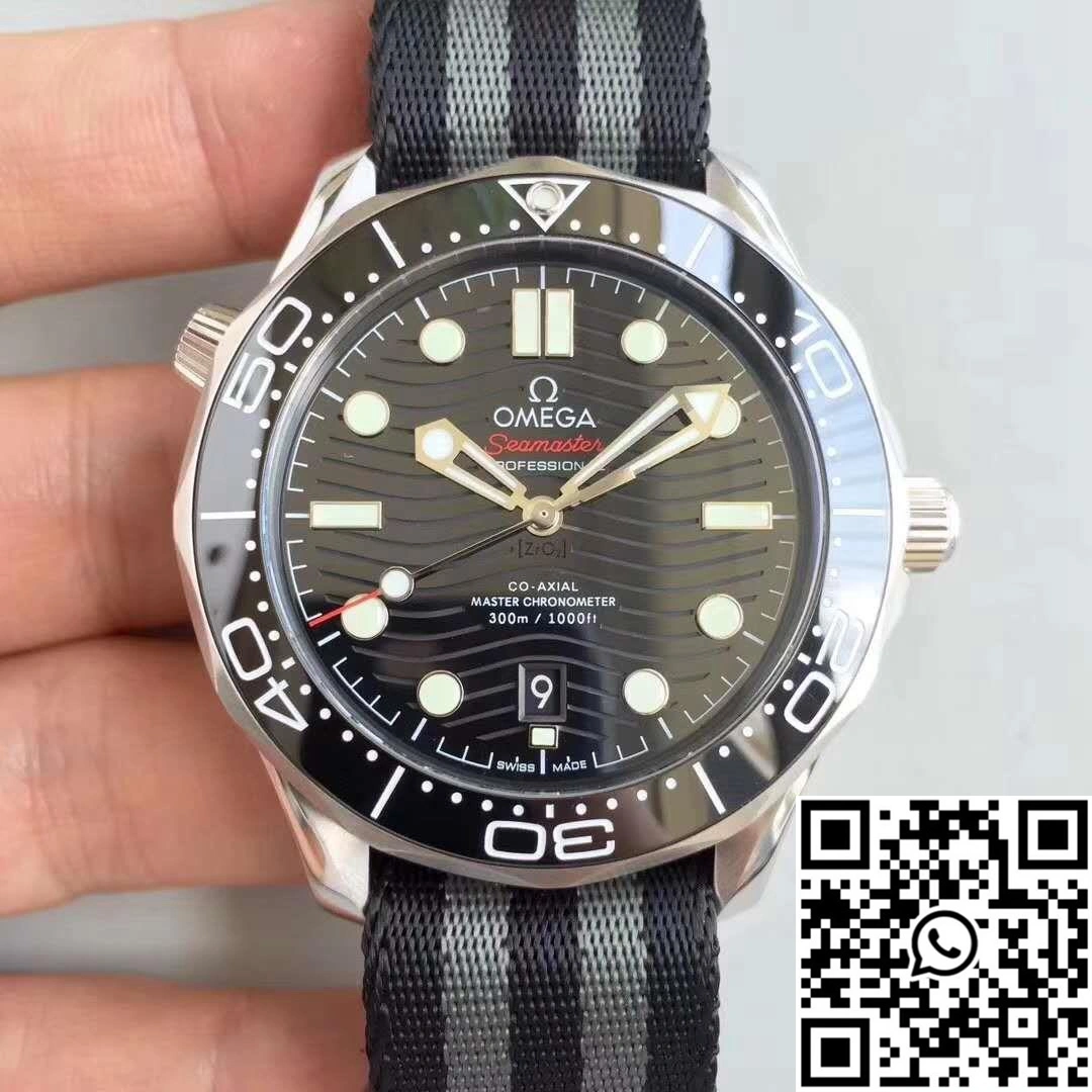 EasyCare Omega Seamaster Diver 300M Baselworld 2018 210.30.42.20.01.001 VS Factory Black Dial 418