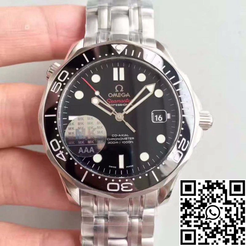 Compact Omega Seamaster Diver 300M Co-Axial 41MM 212.30.41.20.01.003 MKS Factory Black Dial 426