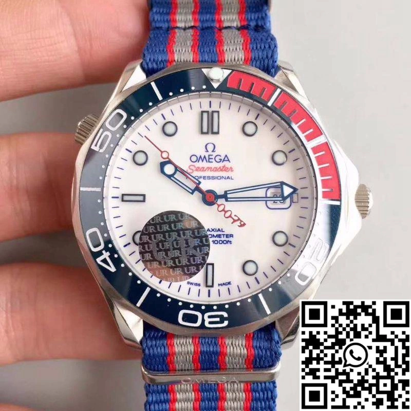 SportInspired Omega Seamaster Diver 300M Co-Axial 41MM Commander 007 212.32.41.20.04.001 UR Factory White Dial 410