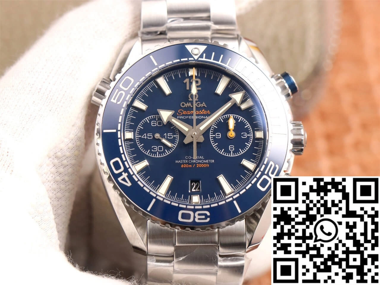 Breathable Omega Seamaster Ocean Universe 600M 215.30.46.51.03.001 OM Factory V3 Blue Dial 384