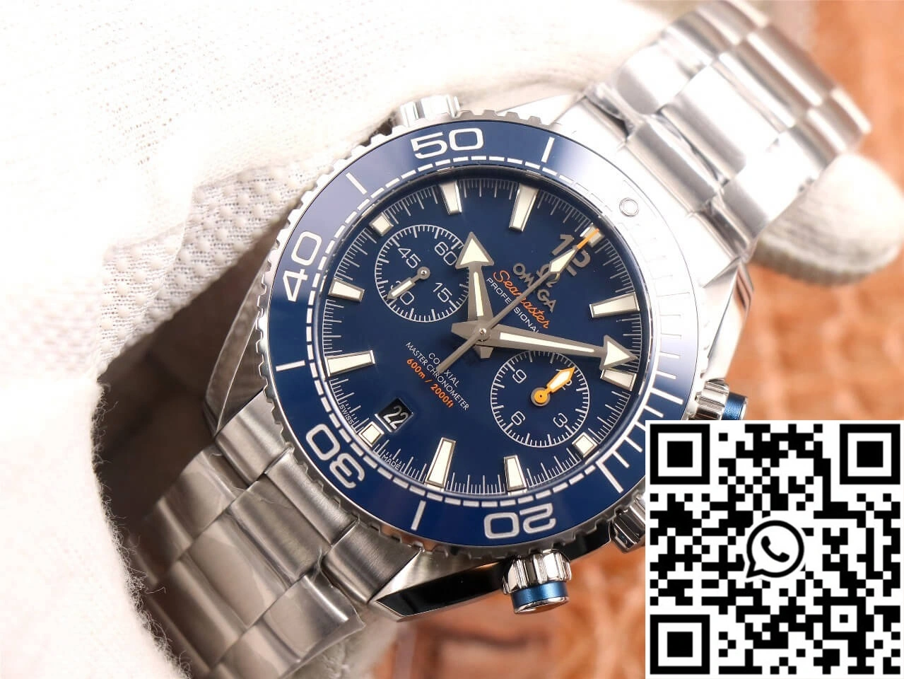 Breathable Omega Seamaster Ocean Universe 600M 215.30.46.51.03.001 OM Factory V3 Blue Dial 384