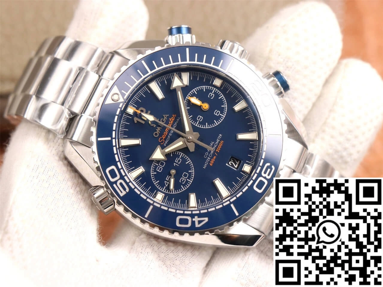 Breathable Omega Seamaster Ocean Universe 600M 215.30.46.51.03.001 OM Factory V3 Blue Dial 384