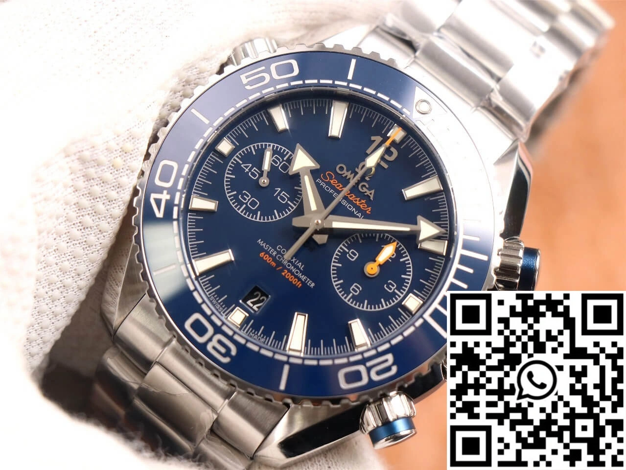 Breathable Omega Seamaster Ocean Universe 600M 215.30.46.51.03.001 OM Factory V3 Blue Dial 384