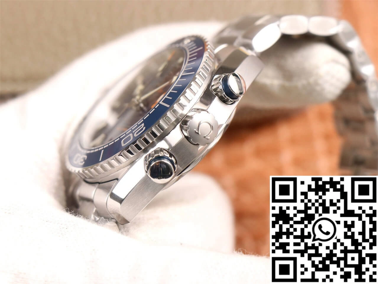 Breathable Omega Seamaster Ocean Universe 600M 215.30.46.51.03.001 OM Factory V3 Blue Dial 384
