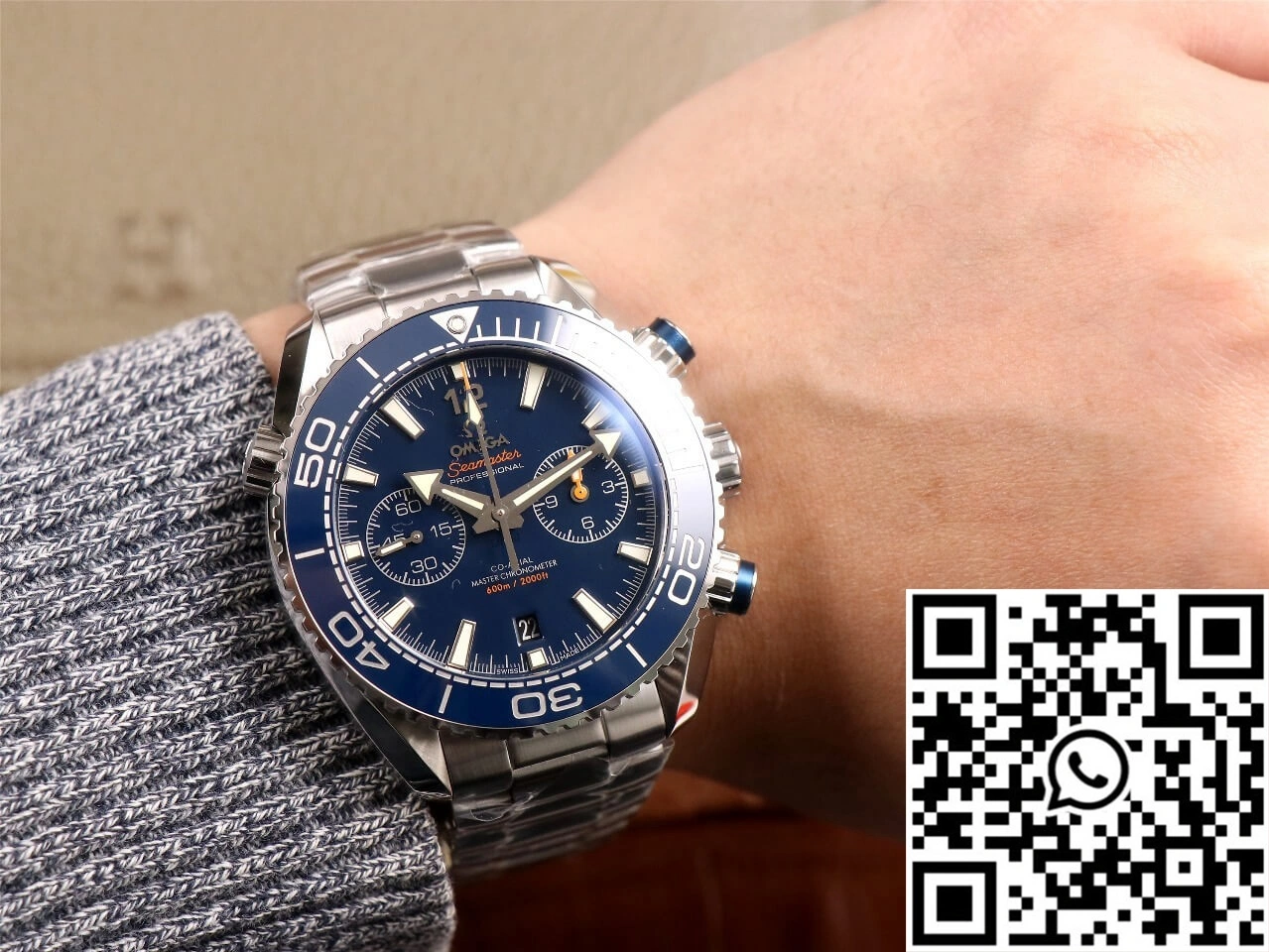 Breathable Omega Seamaster Ocean Universe 600M 215.30.46.51.03.001 OM Factory V3 Blue Dial 384