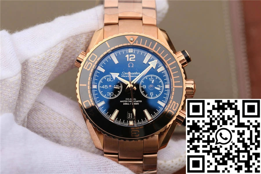 Durable Omega Seamaster Ocean Universe Timing 232.63.46 OM Factory Black Dial 376