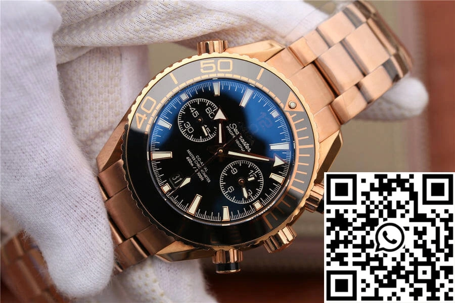 Durable Omega Seamaster Ocean Universe Timing 232.63.46 OM Factory Black Dial 376