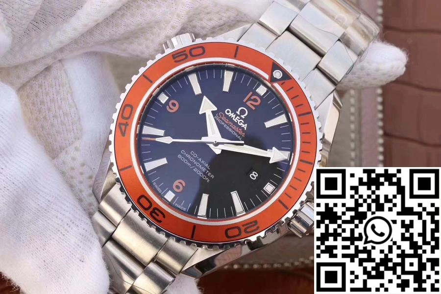 FlexibleFit Omega Seamaster Planet Ocean 600M 45.5MM 232.30.46.21.01.002 OM Factory Black Dial 439