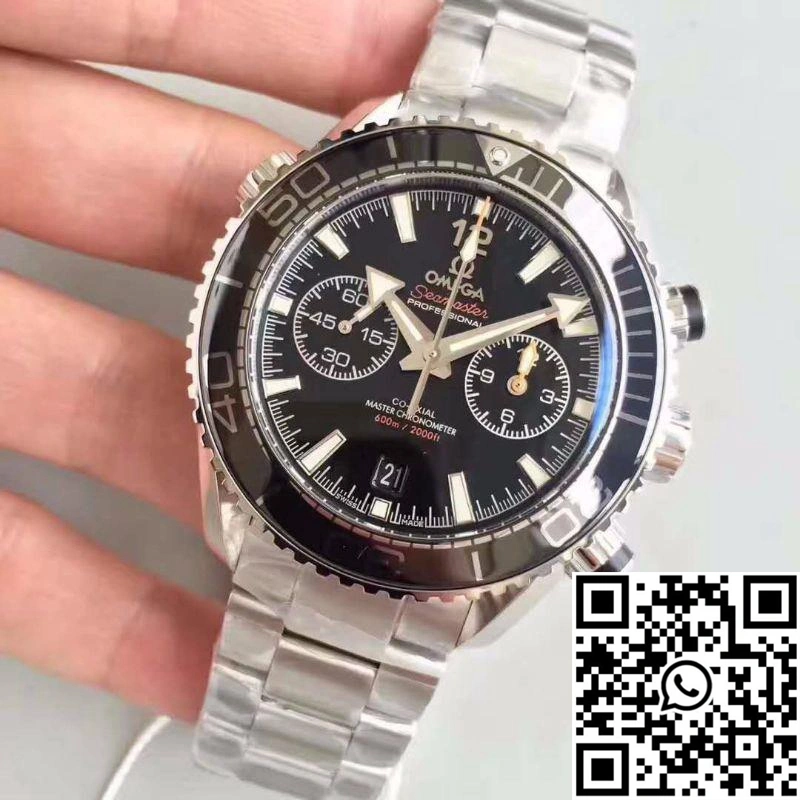 Resilient Omega Seamaster Planet Ocean 600M Chronograph 215.30.46.51.01.001 OM Factory V2 Black Dial 442