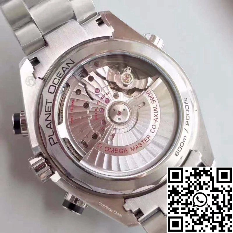 Resilient Omega Seamaster Planet Ocean 600M Chronograph 215.30.46.51.01.001 OM Factory V2 Black Dial 442