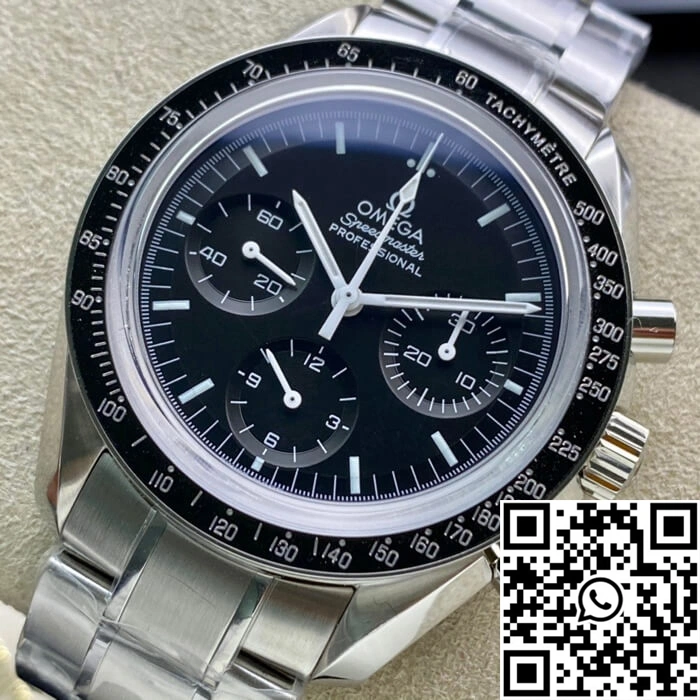 Omega Speedmaster 311.30.42.30.01.005 OM Factory Black Dial Minimalist 458