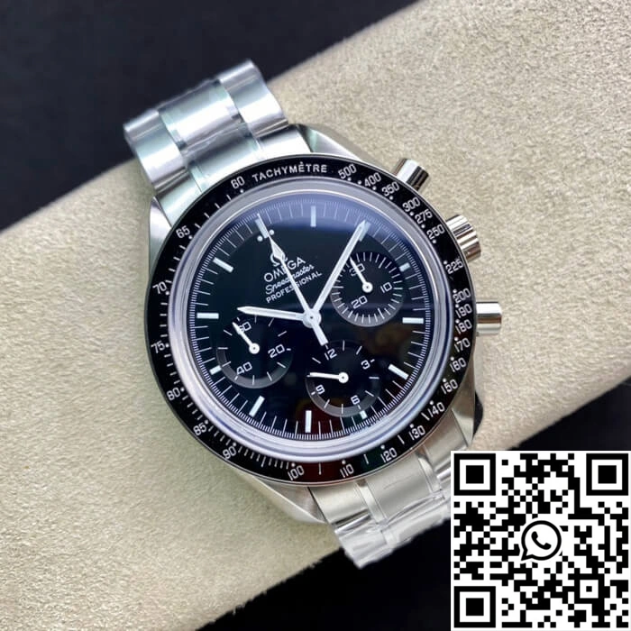 Omega Speedmaster 311.30.42.30.01.005 OM Factory Black Dial Minimalist 458