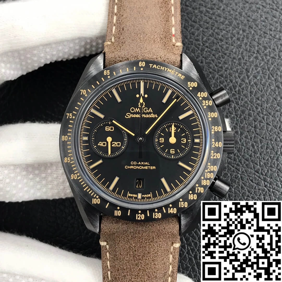 Seasonal Omega Speedmaster 311.92.44.51.01.006 OM Factory V2 Dark Side Of The Moon Black 462