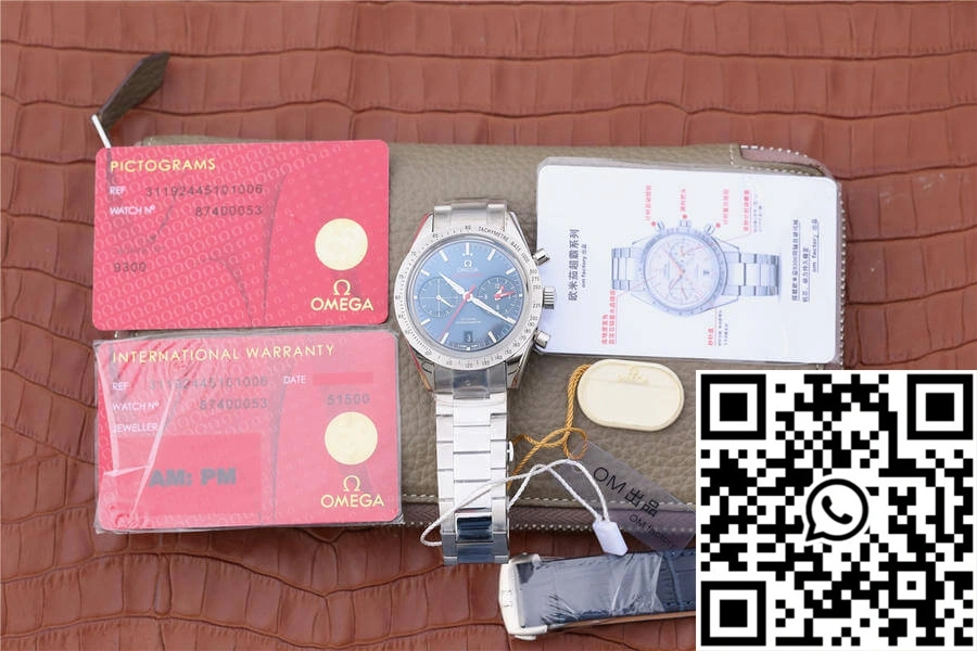 Upgraded Omega Speedmaster 331.10.42.51.03.001 OM Factory Blue Dial 461