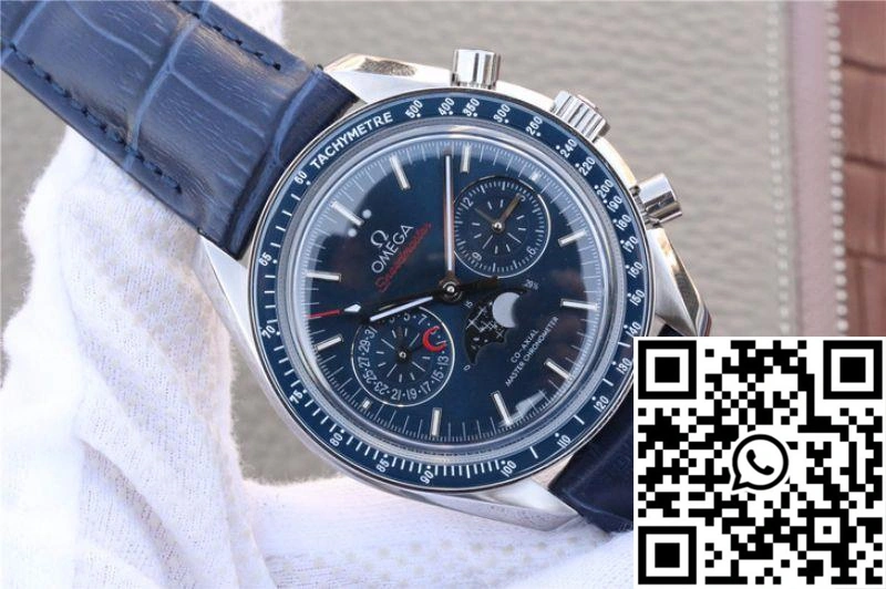 Stylish Omega Speedmaster 44.25MM 304.33.44.52.03.001 BF Factory Blue Dial 457