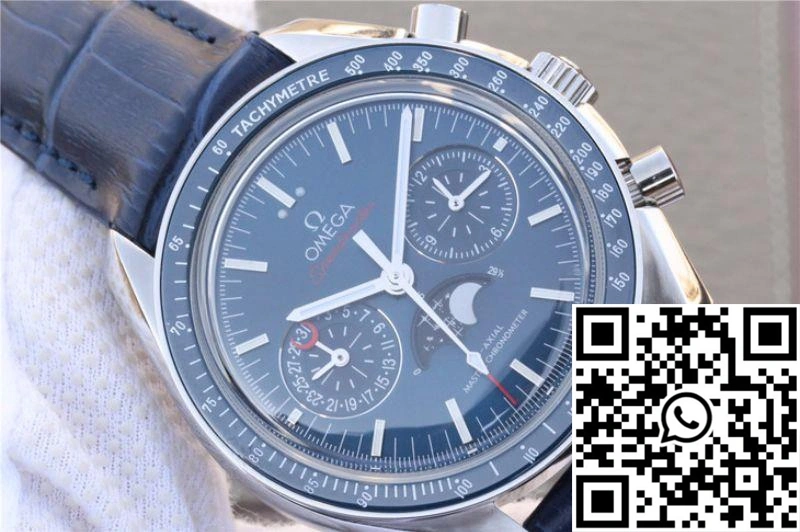 Stylish Omega Speedmaster 44.25MM 304.33.44.52.03.001 BF Factory Blue Dial 457