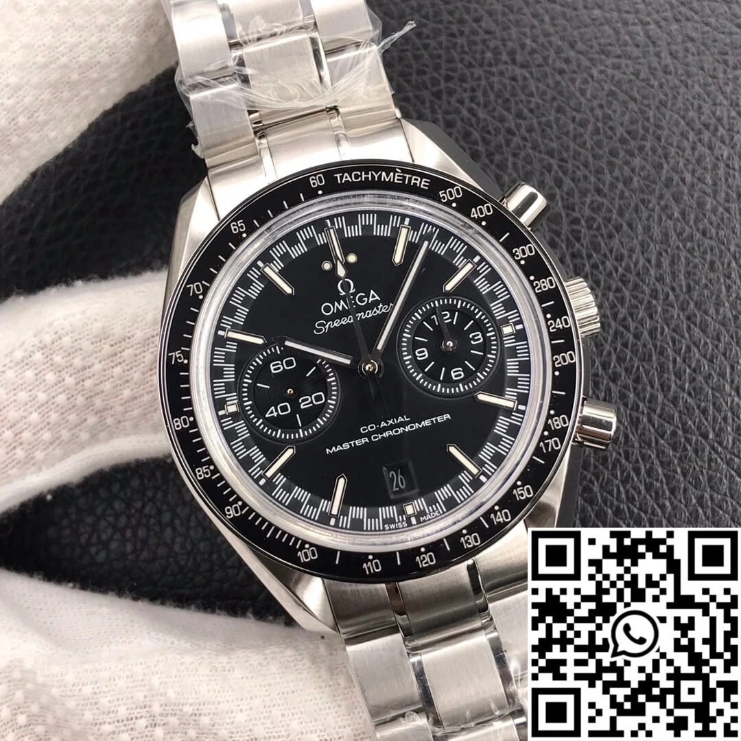 Elegant Omega Speedmaster Racing Chronograph 329.30.44.51.01.001 OM Factory Black Dial 451