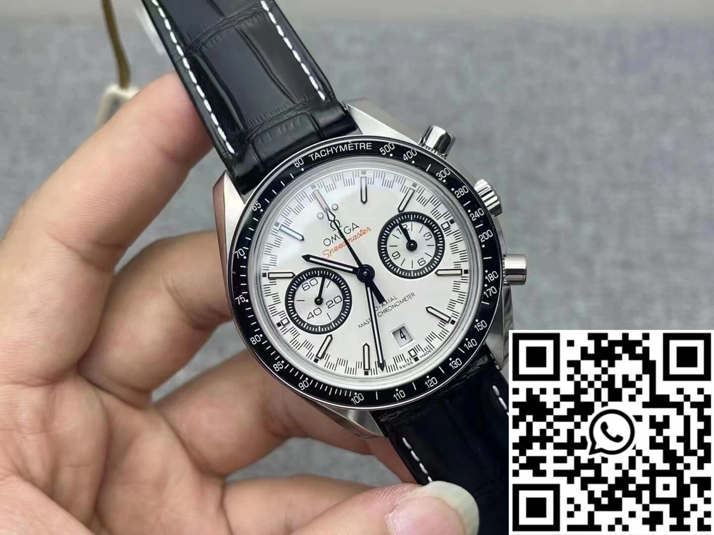 Omega Speedmaster Racing Chronograph 329.33.44.51.04.001 OM Factory White Dial Affordable 459